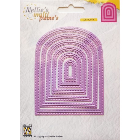 Nellie's Choice Multi Frame Die Stiched Bows