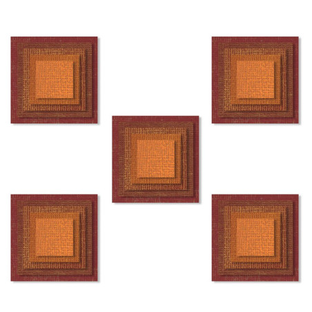 Thinlits Die Set 25pz - Stacked Tiles Squares 664438