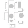 Thinlits Plus Die Set 10pz - Box & Labels 663853
