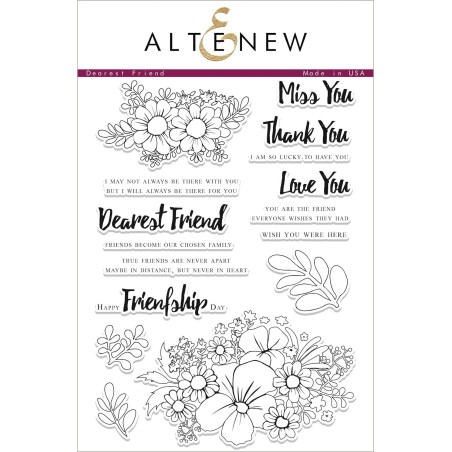 Altenew Painted Flowers Stamp Set