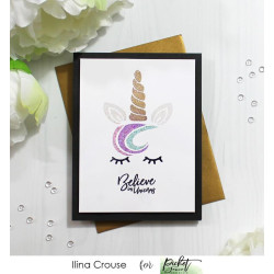 Picket Fence Studios Magical Unicorn Clear Stamps