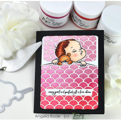 Picket Fence Studios Sleeping Baby Clear Stamps