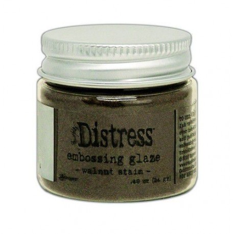 Ranger Distress Embossing Glaze Walnut Stain