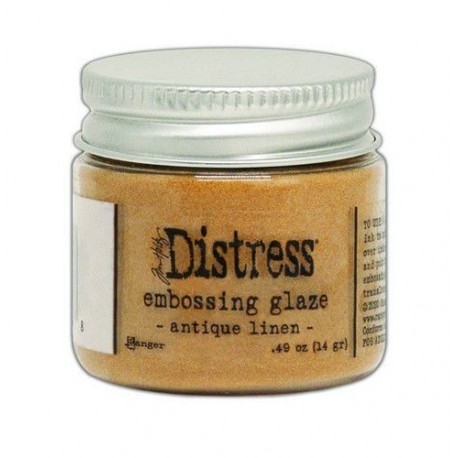 Ranger Distress Embossing Glaze Antique Linen
