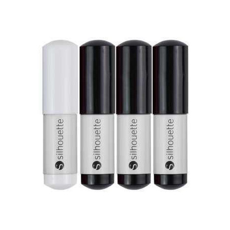 Silhouette Sketch Pens Black White 4 pezzi SILH-PEN-BLK-3T