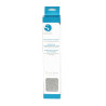 Silhouette Glitter Heat Transfer Material Argento HEAT-12GL-WHT