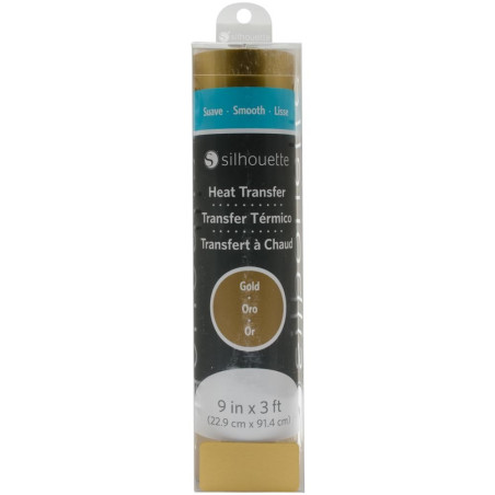 Silhouette Smooth Heat Transfer Gold HEAT-9SM-GLD-C