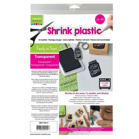 Shrink Plastic - 4 fogli A4