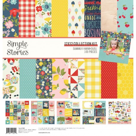 Simple Stories Summer Farmhouse Collection Kit 30x30cm