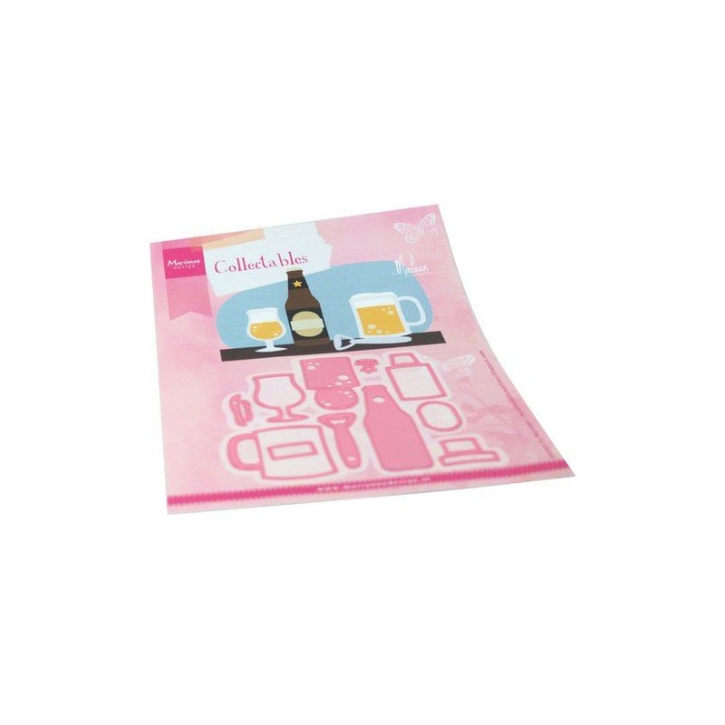 Marianne Design Collectables Fustella Alfabeto XXL, 20,6x16 Cm, Per Taglio E Goffratura Su Carta E Feltro