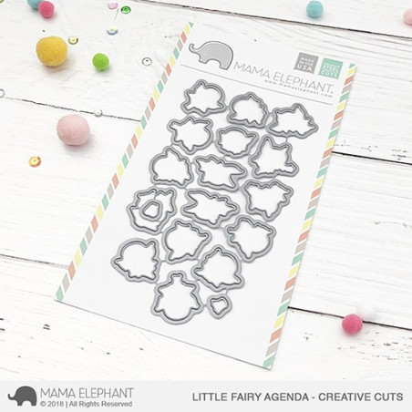 Mama Elephant LITTLE FAIRY AGENDA CREATIVE CUTS