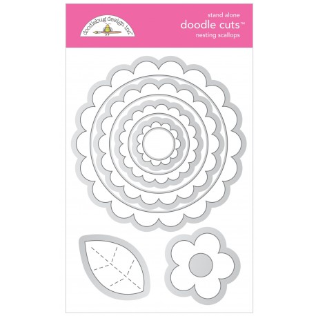 Doodlebug Design Nesting Scallops Doodle Cuts