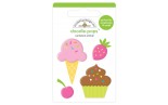 Doodlebug Doodle-Pops 3D Stickers Sweet Treats