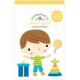 Doodlebug Doodle-Pops 3D Stickers Birthday Boy