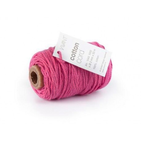 Cotton Cord Fucsia 50m