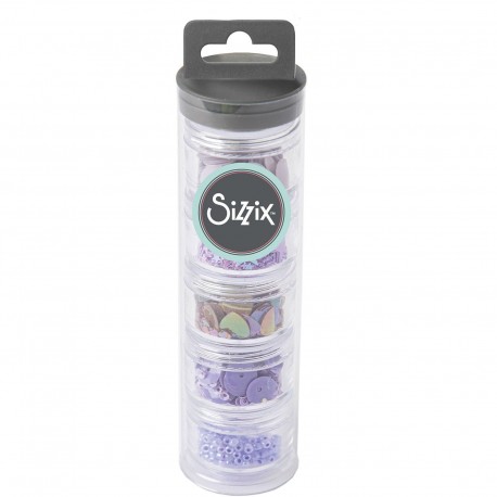 Sizzix Sequins & Beads Lavender Dust 664605 5pz