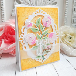 Pinkfresh Studio Die Ornate Oval Frame