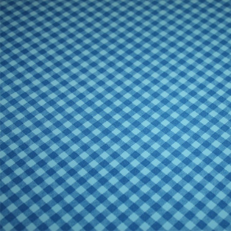 Foglio Moosgummi a Quadretti Celeste 60x40cm