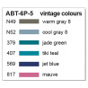 Tombow ABT DUAL BRUSH PEN Set VINTAGE ABT-6P-5
