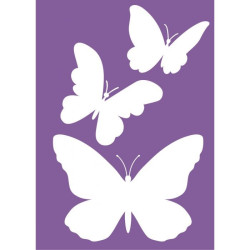 Crafter's Companion Full of a Flutter Layering Kaleidoscope Stencils