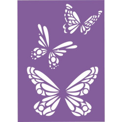 Crafter's Companion Full of a Flutter Layering Kaleidoscope Stencils