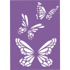 Crafter's Companion Full of a Flutter Layering Kaleidoscope Stencils