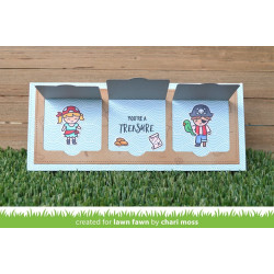 LAWN FAWN Small Slimline with Lift the Flaps Cuts