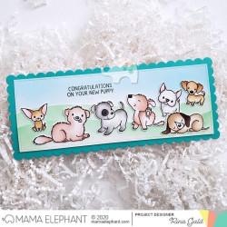 Mama Elephant MY PET PUPPIES Clear Stamp