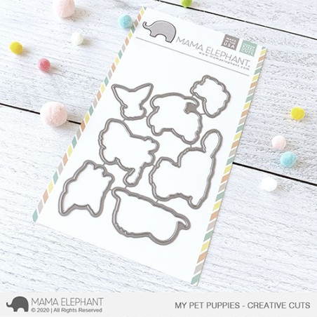Mama Elephant MY PET PUPPIES CREATIVE CUTS