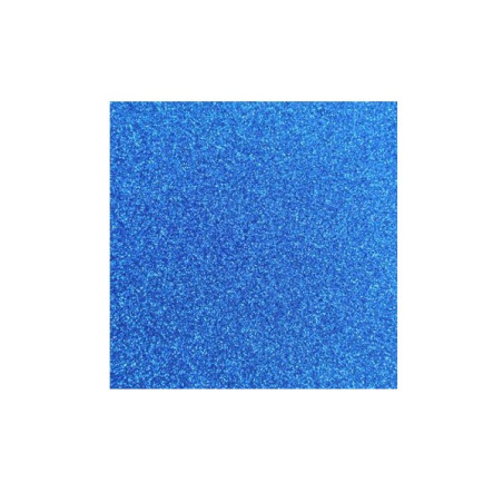 Foglio gomma crepla Azzurra Glitter