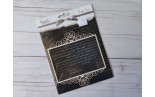 Chipboard Elements Frame With Lace Large