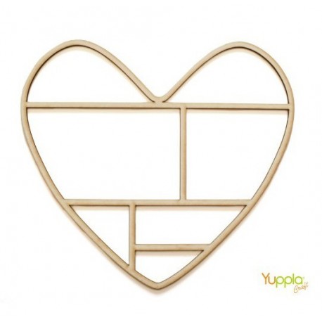 YupplaCraft Legnetti Cornice Cuore