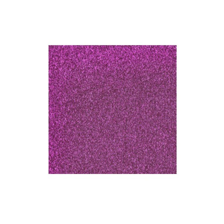Foglio gomma crepla Fuxia Glitter