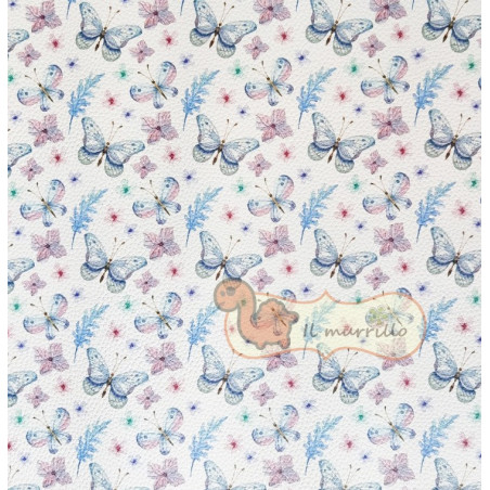 Similpelle Farfalle 50x35cm