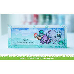 Lawn Fawn Ocean Wave Stencil