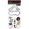 Hampton Art Fizz Stamp & Die