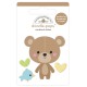 Doodlebug Doodle-Pops 3D Stickers Bear Hug