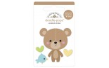 Doodlebug Doodle-Pops 3D Stickers Bear Hug