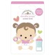 Doodlebug Doodle-Pops 3D Stickers Sweet Girl