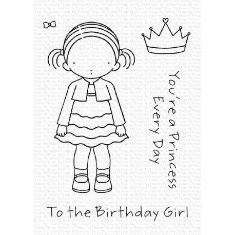 My Favorite Things Birthday Girl Clear Stamps