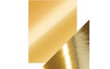 5 fogli A4 Tonic Studios Mirror Card GLOSS Polished Gold