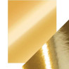 5 fogli A4 Tonic Studios Mirror Card GLOSS Polished Gold