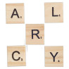 Papermania Bare Basics Wooden Tile Letters 200pcs