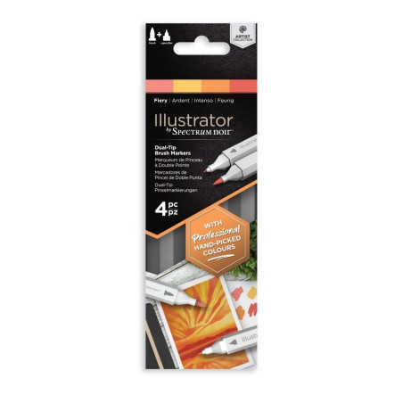 Spectrum Noir Illustrator Fiery 4pz
