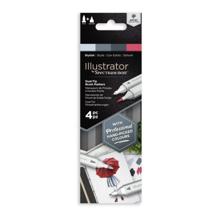 Spectrum Noir Illustrator Stylish 4pz