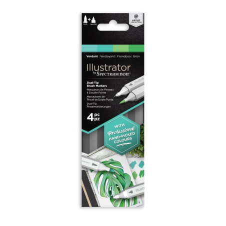 Spectrum Noir Illustrator Verdant 4pz