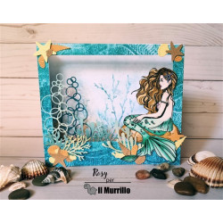 Carabelle Studio Cling Stamp A6 Mermaid