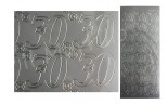 Adesivi scritta 30 argento