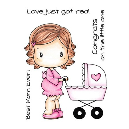 Roberto's Rascals Mommy Swissie Clear Stamp