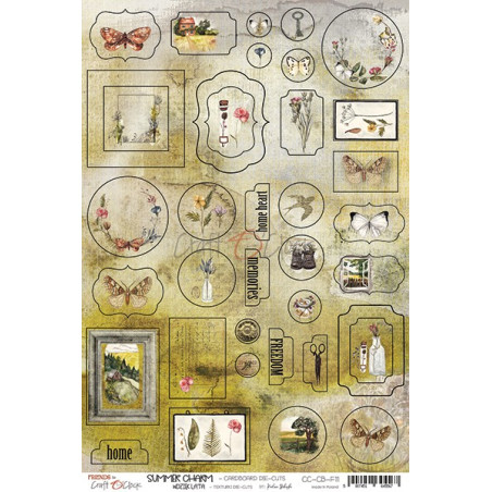 Craft o' Clock Summer Charm Cardboard Die-cuts